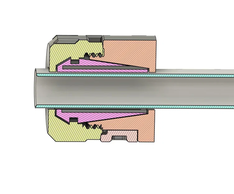 Bộ khóa nòng ER25-16mm cho súng bắn foam dart - Image 6