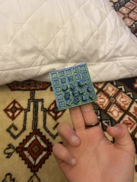 Đồ chơi fidget 5x5 giải tỏa căng thẳng in 3D dễ dàng - Image 3