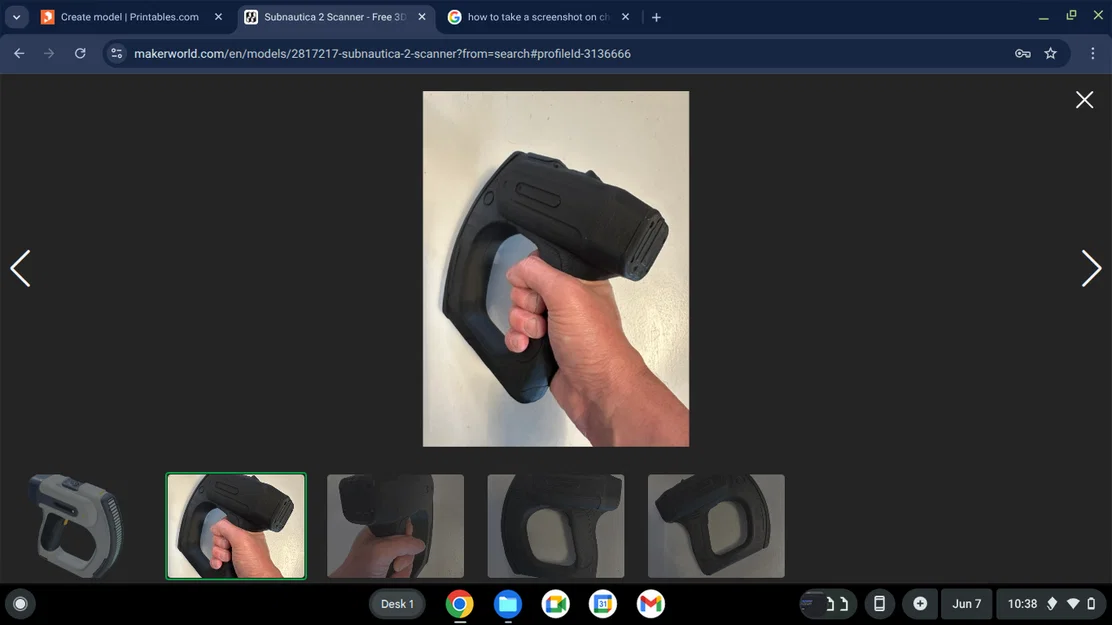 Mô hình máy quét Scanner từ Subnautica 2 - In 3D cực chất cho game thủ - Image 1