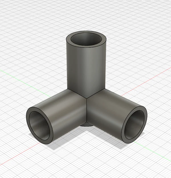 Khớp nối ống nhôm 3 ngã 1/2 inch - Image 1