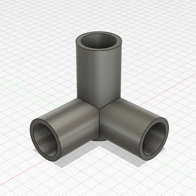 Khớp nối ống nhôm 3 ngã 1/2 inch
