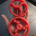 Mô hình bánh răng hành tinh Print-in-Place (Fidget) - Thumbnail 1