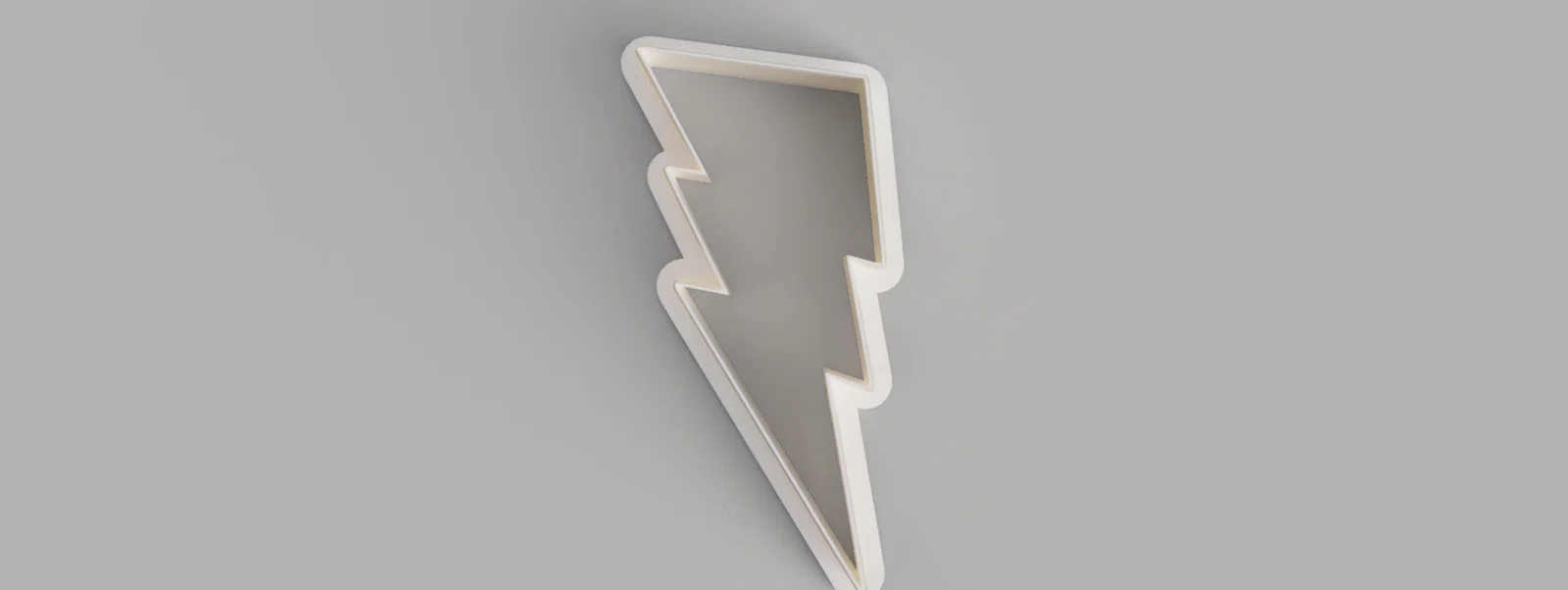 Khuôn cắt bánh quy hình tia chớp in 3D - Lightning Cookie Cutter - Image 1