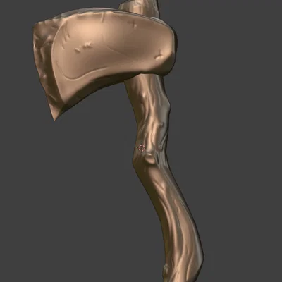 Mô hình rìu chiến Fantasy Hatchet in 3D độc đáo
