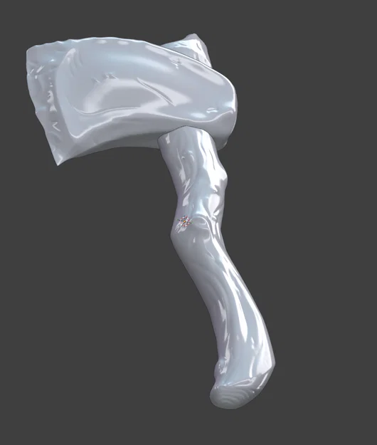 Mô hình rìu chiến Fantasy Hatchet in 3D độc đáo - Image 2