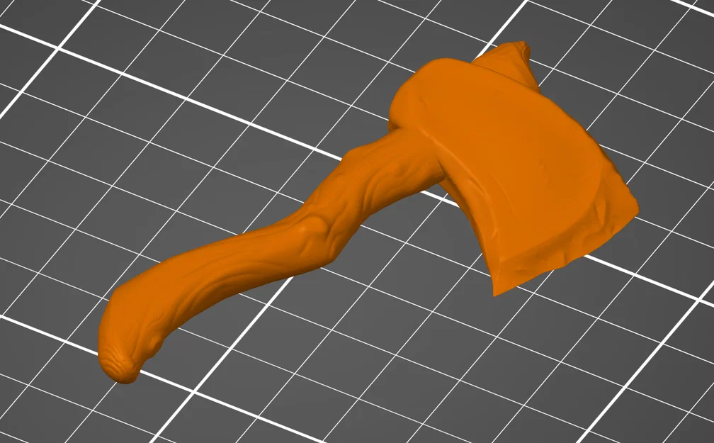 Mô hình rìu chiến Fantasy Hatchet in 3D độc đáo - Image 3