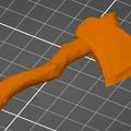 Mô hình rìu chiến Fantasy Hatchet in 3D độc đáo - Thumbnail 3