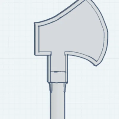 Vợt bóng bàn hình rìu Axe độc đáo - In 3D sáng tạo