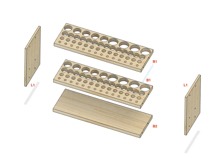 Giá đỡ cọ vẽ đa năng Organizzatore GT589 – Sắp xếp bàn làm việc gọn gàng - Image 4