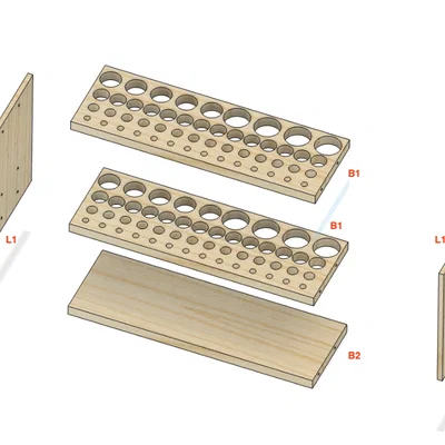 Giá đỡ cọ vẽ đa năng Organizzatore GT589 – Sắp xếp bàn làm việc gọn gàng