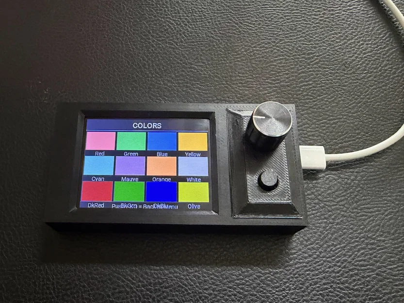 Vỏ hộp cho màn hình TFT 2.4 inch kèm núm xoay EC11 và ESP32-S3 - Image 1