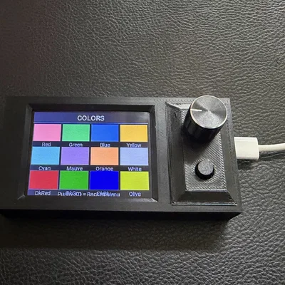 Vỏ hộp cho màn hình TFT 2.4 inch kèm núm xoay EC11 và ESP32-S3