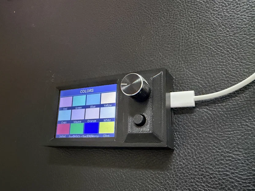 Vỏ hộp cho màn hình TFT 2.4 inch kèm núm xoay EC11 và ESP32-S3 - Image 2