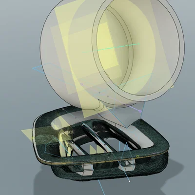 Đế gắn đồng hồ BANKS iDash cho xe Chevy Colorado - Phụ kiện in 3D