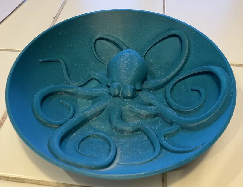 Miếng đệm hỗ trợ in Octopus Bowl (giới hạn góc nghiêng) - Image 1