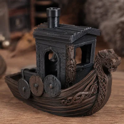 Mô hình thuyền chiến Vikings Benchy in 3D độc đáo
