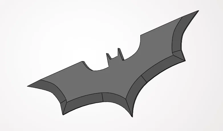 Mô hình Batarang Batman 3D – Đạo cụ trang trí cực ngầu cho fan DC - Image 1