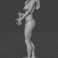Mô hình nhân vật nữ 3D (Tigra Tygra) chi tiết cao - File in STL - Thumbnail 6