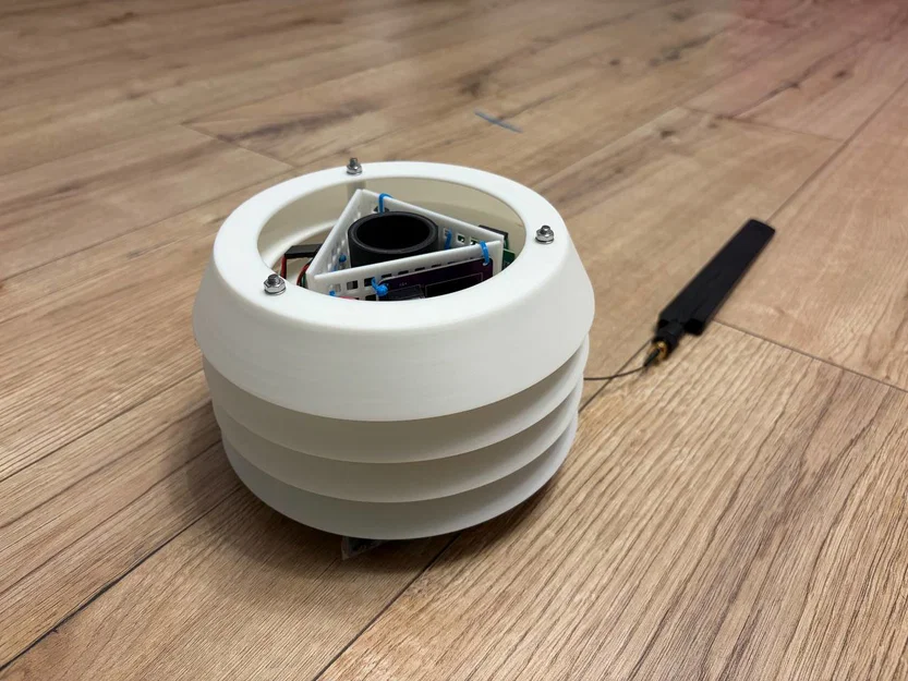 Vỏ bảo vệ trạm đo không khí Air360 Stevenson Screen Enclosure - Image 10