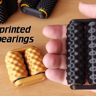 Con lăn cầm tay với vòng bi in 3D