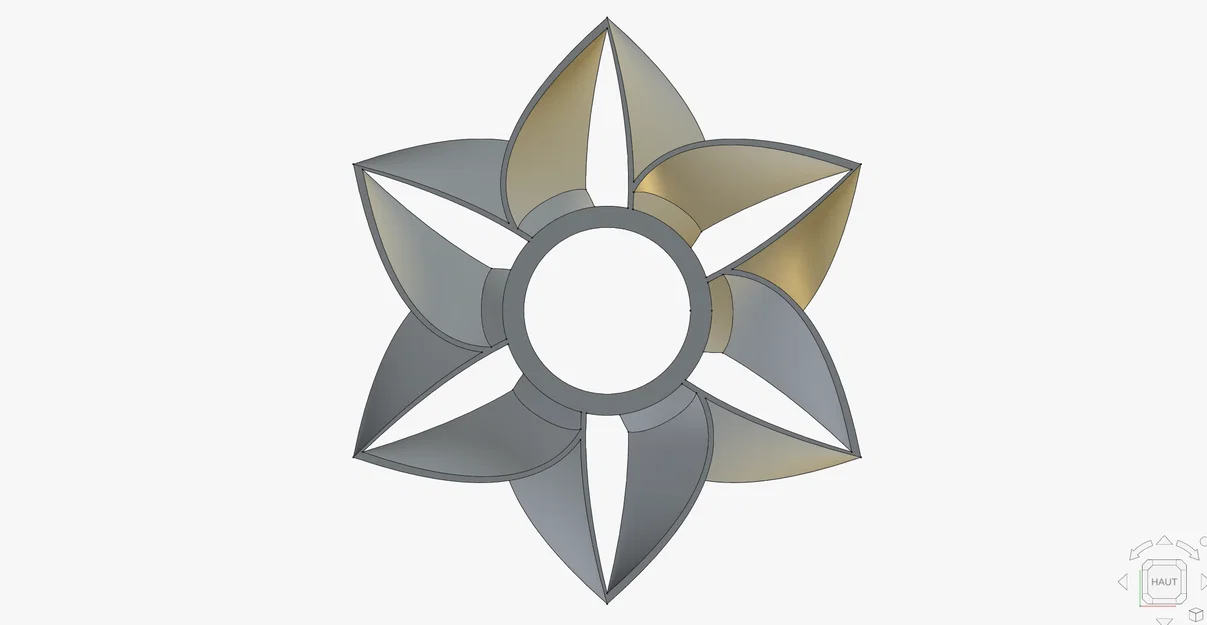 Cánh quạt 3D Toroidal 6 cánh - Thiết kế "The Flower" độc đáo - Image 1