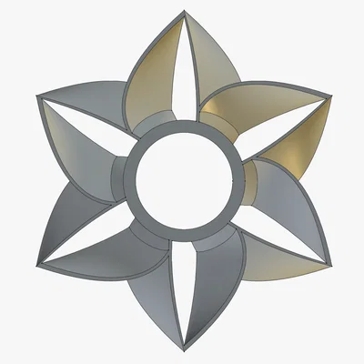 Cánh quạt 3D Toroidal 6 cánh - Thiết kế "The Flower" độc đáo