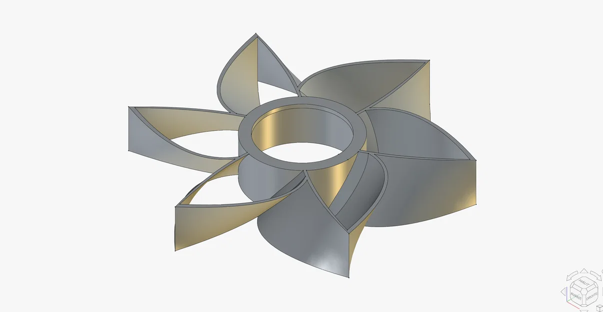 Cánh quạt 3D Toroidal 6 cánh - Thiết kế "The Flower" độc đáo - Image 2