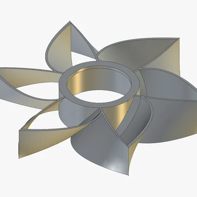 Cánh quạt 3D Toroidal 6 cánh - Thiết kế "The Flower" độc đáo