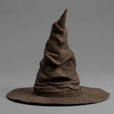 Mô hình 3D Chiếc Nón Phân Loại Sorting Hat Harry Potter để in