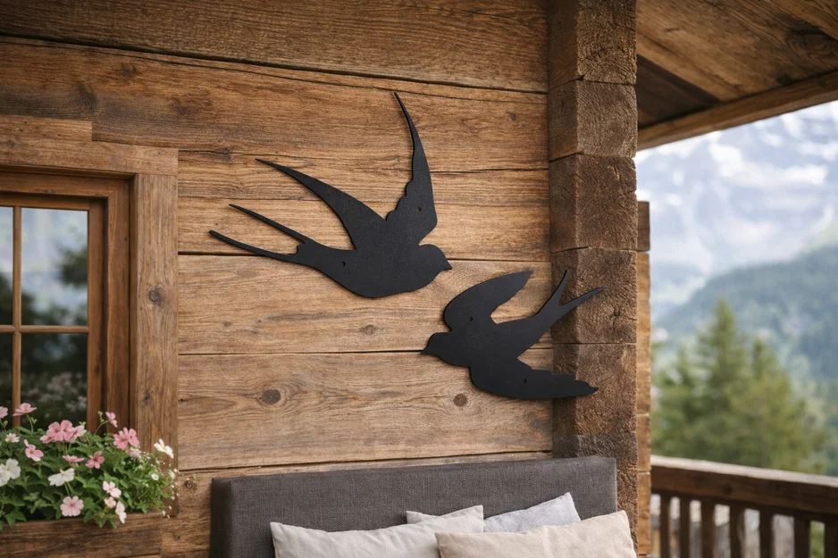 Mô hình trang trí tường Chim Én (Swallow Wall Art) - Image 1