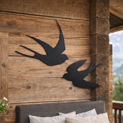 Mô hình trang trí tường Chim Én (Swallow Wall Art)