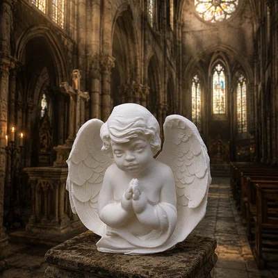 Tượng thiên thần cầu nguyện - An Angels Prayer