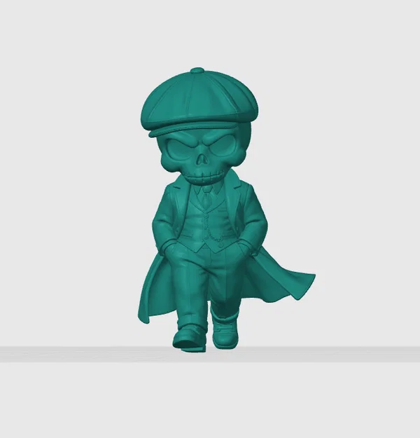 Mô hình Dark Gentleman Skull phong cách gangster cổ điển - Image 2
