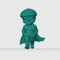 Mô hình Dark Gentleman Skull phong cách gangster cổ điển - Thumbnail 2