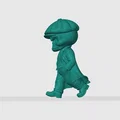 Mô hình Dark Gentleman Skull phong cách gangster cổ điển - Thumbnail 3