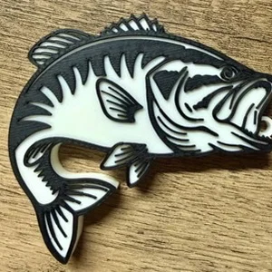 Dụng cụ mở lon Bass Can Opener in 3D độc đáo kèm móc khóa