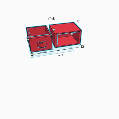 Mô hình hộp lưu trữ đa năng (kutu) 3D đơn giản và tiện lợi