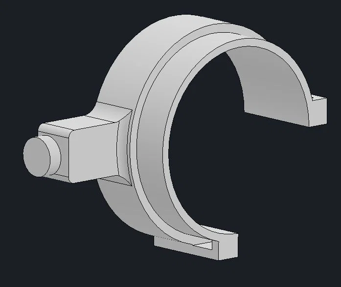 Ngàm gắn đèn năng lượng mặt trời cho hàng rào (Solar-Fence-Light Mount) - Image 1