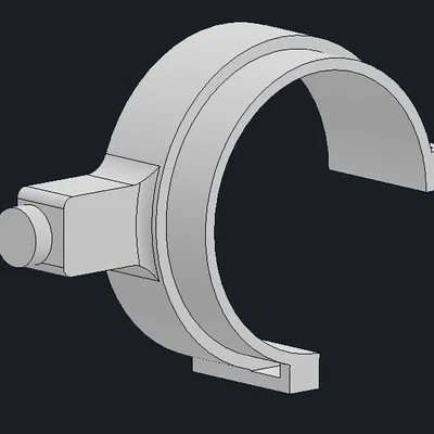 Ngàm gắn đèn năng lượng mặt trời cho hàng rào (Solar-Fence-Light Mount)