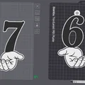 Mô hình trang trí tường Meme 67 độc đáo cho không gian sống - Thumbnail 1