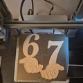 Mô hình trang trí tường Meme 67 độc đáo cho không gian sống - Thumbnail 2