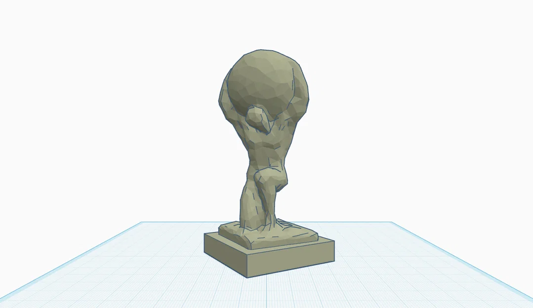 Mô hình 3D Atlas gánh thế giới trang trí để bàn ấn tượng - Image 2