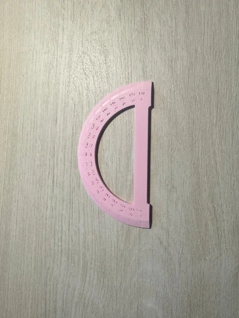 Thước đo độ (Protractor) tự in 3D tiện dụng cho học tập - Image 1