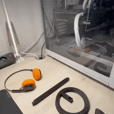 Giá treo tai nghe (Headphone Stand) in 3D gọn gàng cho góc làm việc