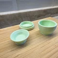 Bộ Bát Đựng Đồ Mini Có Nắp Đậy In 3D Tiện Dụng - Thumbnail 2