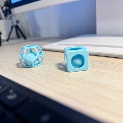 Mô hình Cube Sphere - Đồ chơi in 3D độc đáo để bàn
