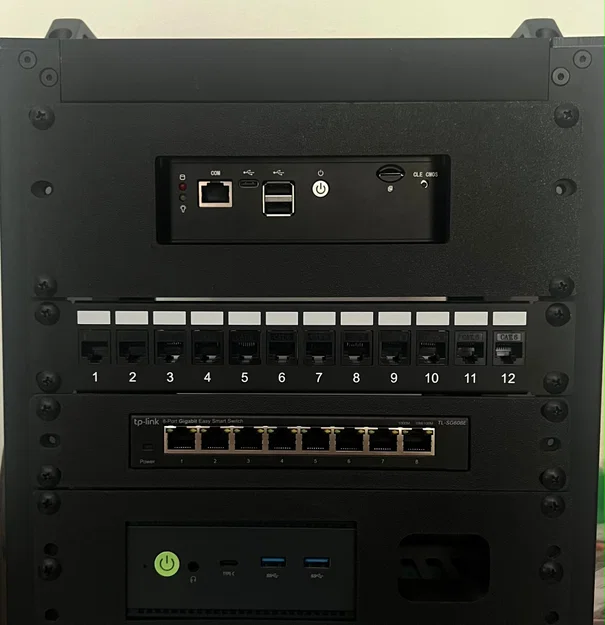 Ngàm gắn tủ rack 10-inch cho HUNSN RS34c - Phiên bản 1U & 2U - Image 2