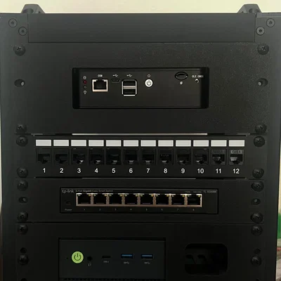 Ngàm gắn tủ rack 10-inch cho HUNSN RS34c - Phiên bản 1U & 2U