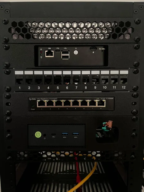 Ngàm gắn tủ rack 10-inch cho HUNSN RS34c - Phiên bản 1U & 2U - Image 3