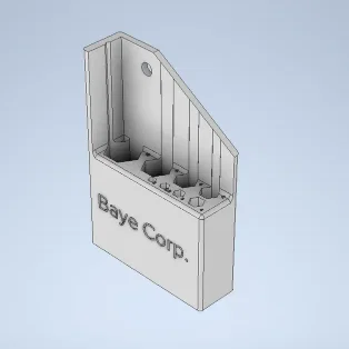 Khay đựng lục giác Hex Key Holder R1 tiện dụng - In 3D dễ dàng